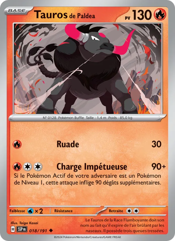 Tauros de Paldea 018/191