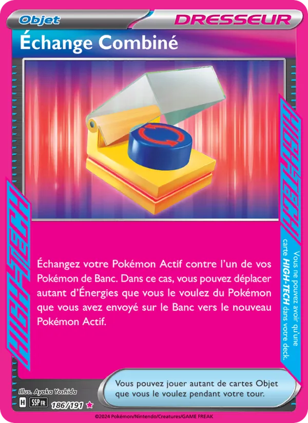 Échange Combiné 186/191