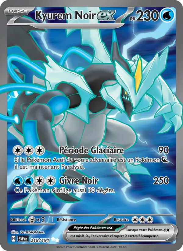 Kyurem Noir-ex 218/191