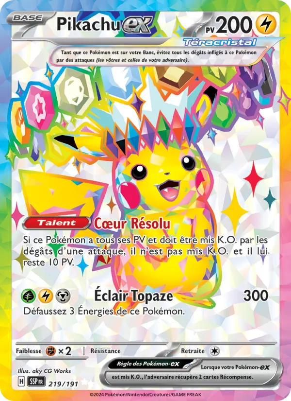 Pikachu-ex 219/191