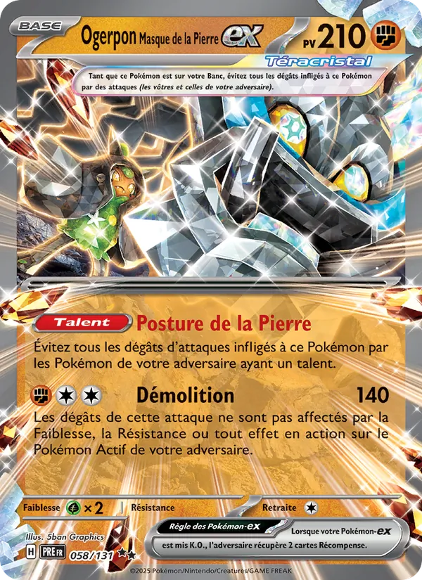 Ogerpon Masque de la Pierre-ex 058/131