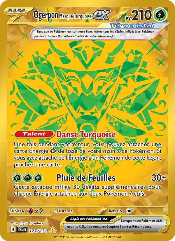 Ogerpon Masque Turquoise-ex 177/131