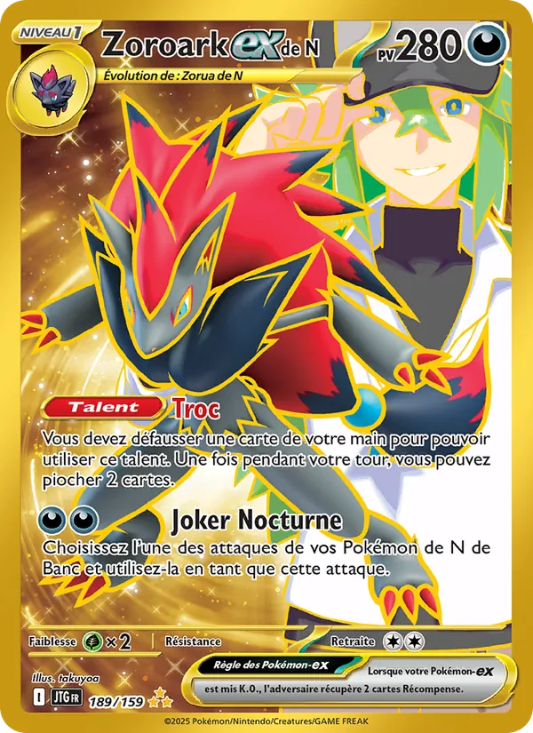 Zoroark-ex de N 189/159