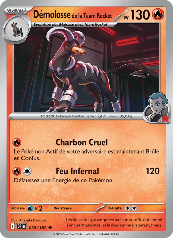 Démolosse de la Team Rocket 038/182