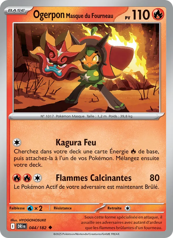 Ogerpon Masque du Fourneau 044/182