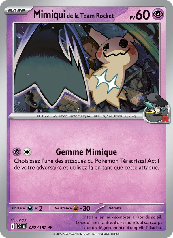 Mimiqui de la Team Rocket 087/182