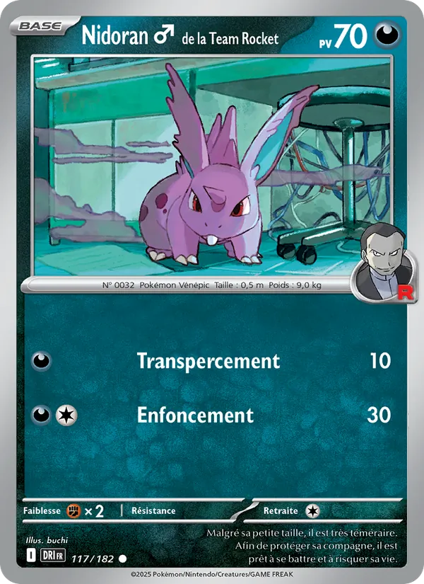 Nidoran♂ de la Team Rocket 117/182