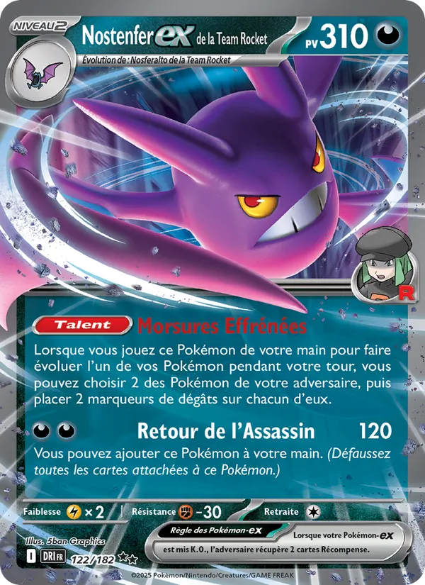 Nostenfer-ex de la Team Rocket 122/182
