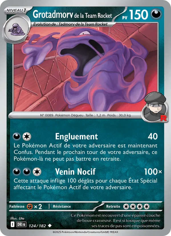 Grotadmorv de la Team Rocket 124/182