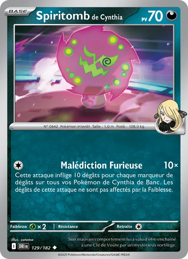 Spiritomb de Cynthia 129/182