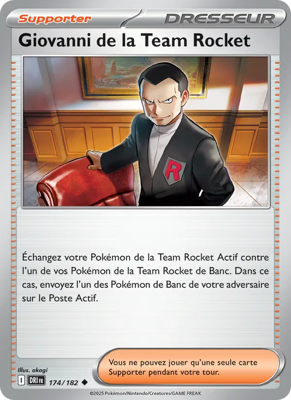 Giovanni de la Team Rocket 174/182