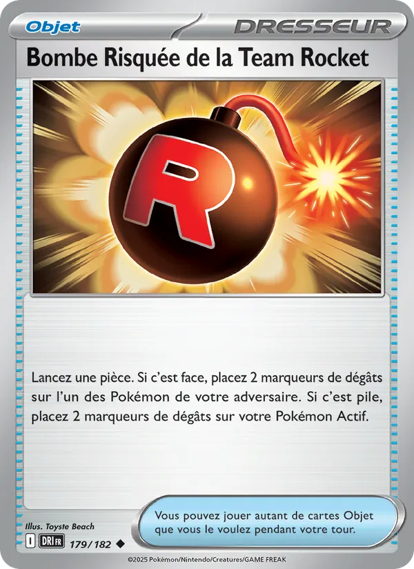 Bombe Risquée de la Team Rocket 179/182