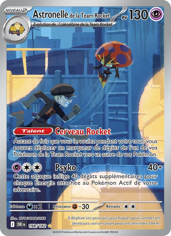 Astronelle de la Team Rocket 198/182