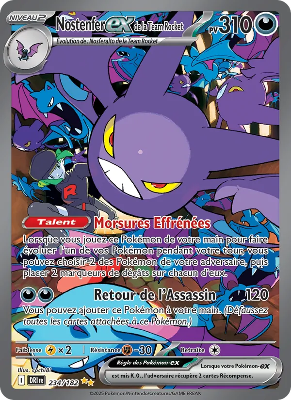 Nostenfer-ex de la Team Rocket 234/182