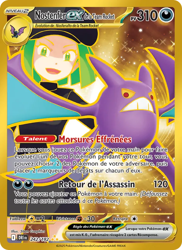 Nostenfer-ex de la Team Rocket 242/182