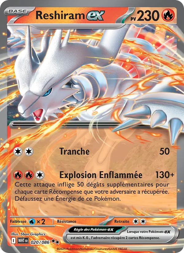 Reshiram-ex 020/86