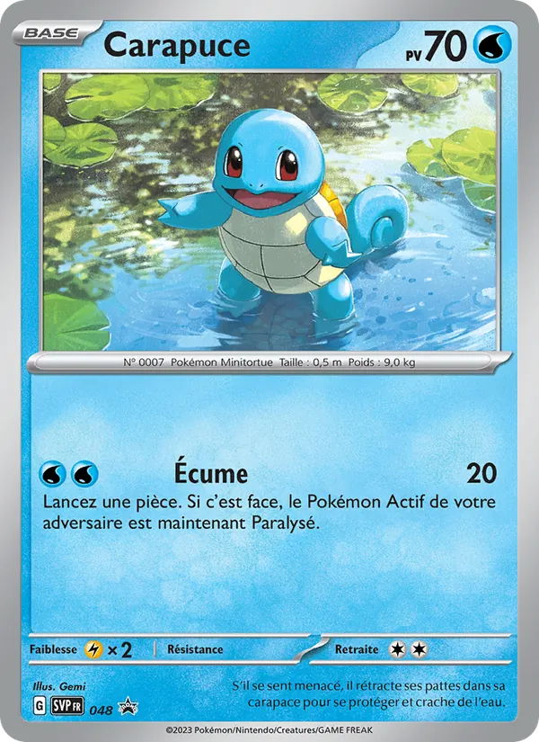 Carapuce 048/225