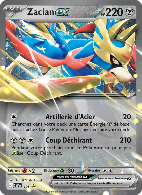 Zacian-ex 198/225