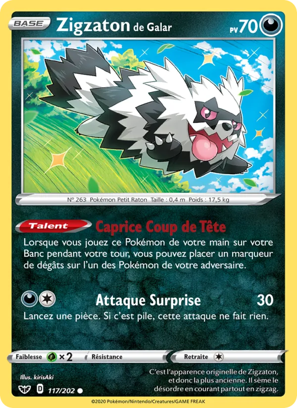 Zigzaton de Galar 117/202
