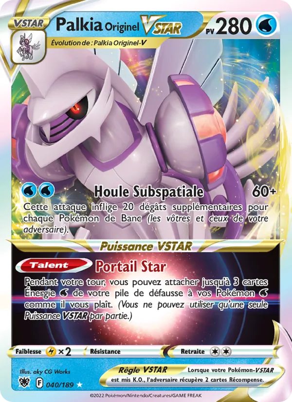 Palkia Originel VSTAR 040/189