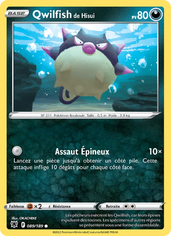 Qwilfish de Hisui 089/189