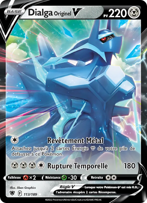 Dialga Originel V 113/189