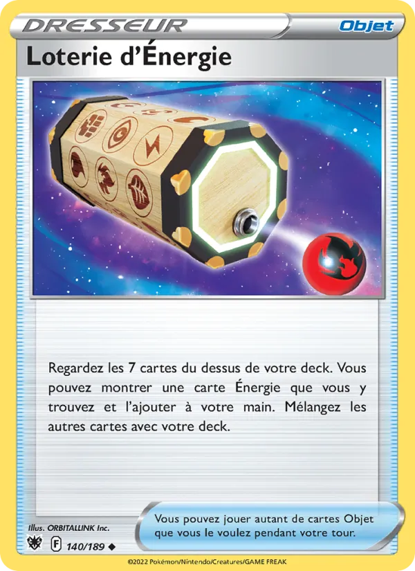 Loterie d'Énergie 140/189