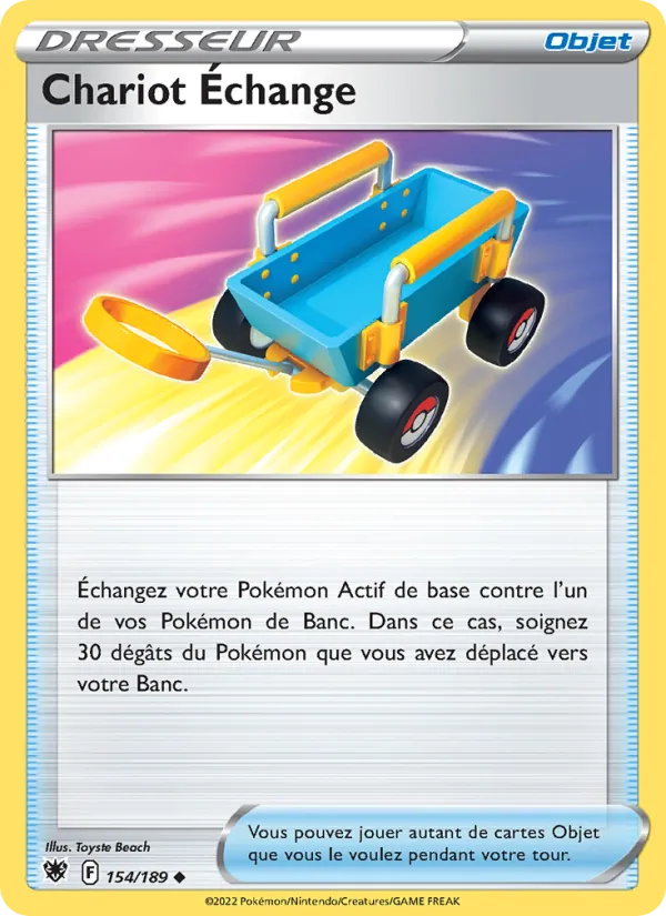 Chariot Échange 154/189