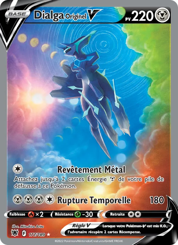 Dialga Originel V 177/189