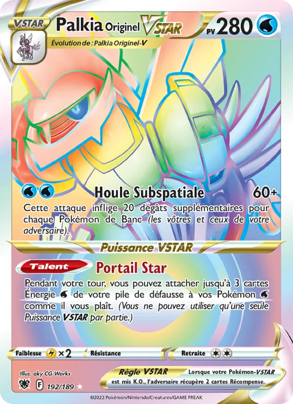 Palkia Originel VSTAR 192/189