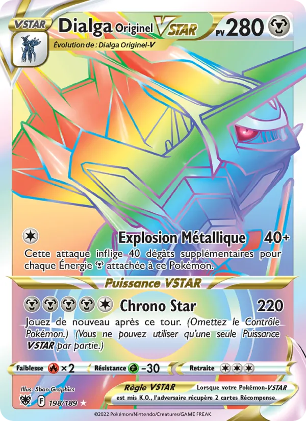 Dialga Originel VSTAR 198/189