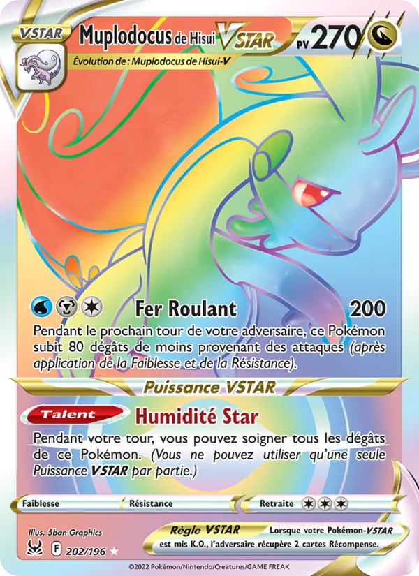 Muplodocus de Hisui VSTAR 202/196