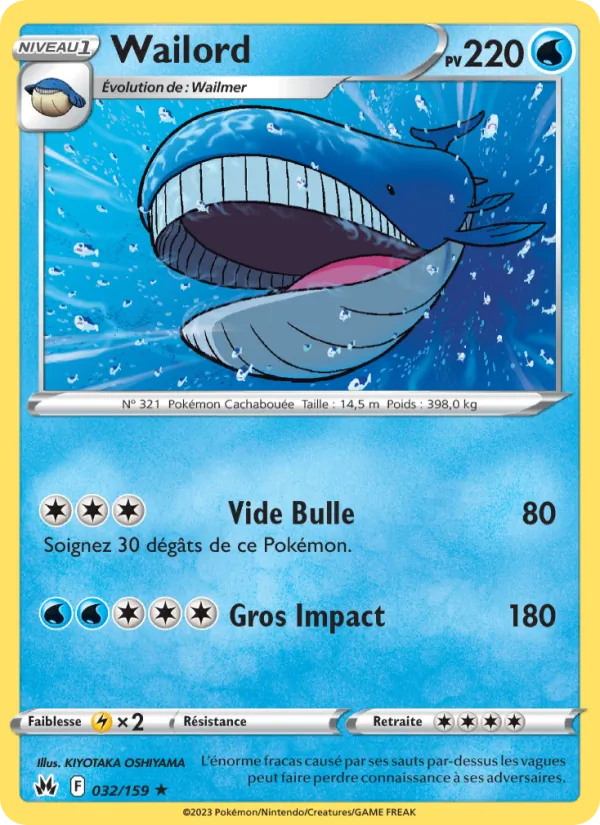 Wailord 032/159