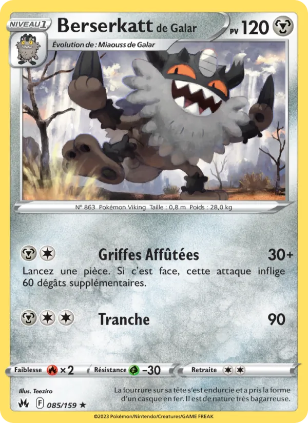 Berserkatt de Galar 085/159