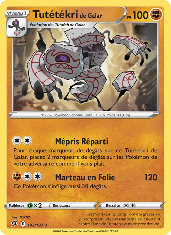 Tutétékri de Galar 102/192