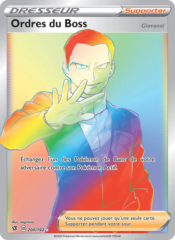 Ordres du Boss (Giovanni) 200/192