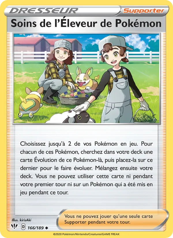 Soins de l'Éleveur de Pokémon 166/189