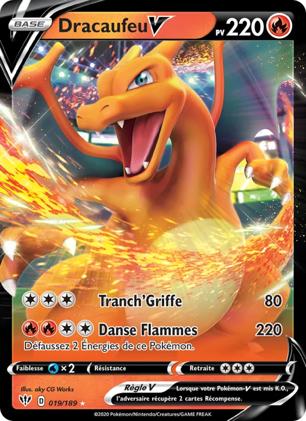 Dracaufeu V 19/189