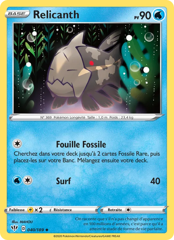 Relicanth 40/189