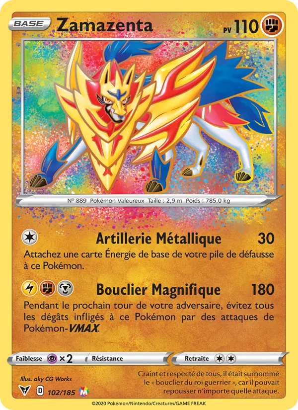 Zamazenta 102/185