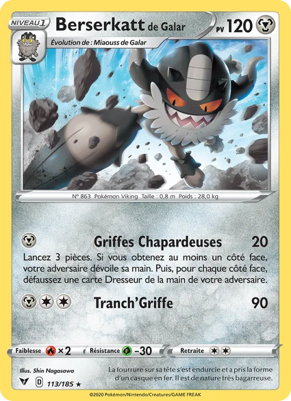 Berserkatt de Galar 113/185