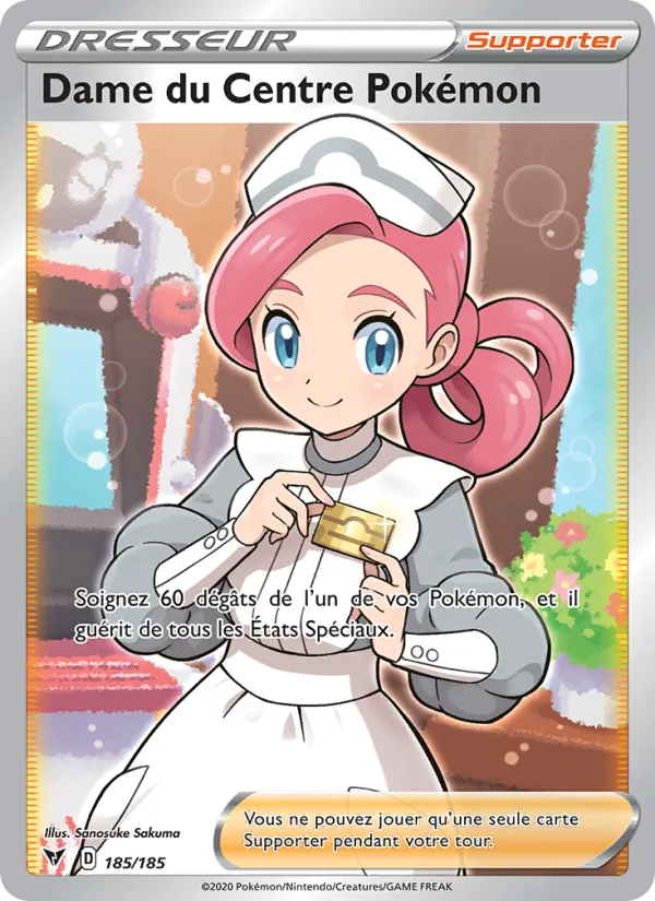 Dame du Centre Pokémon 185/185