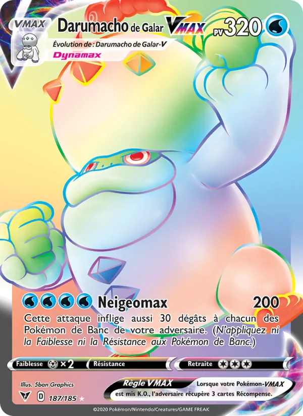 Darumacho de Galar VMAX 187/185