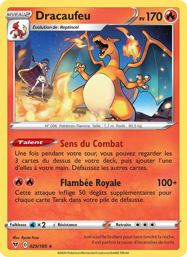Dracaufeu 25/185