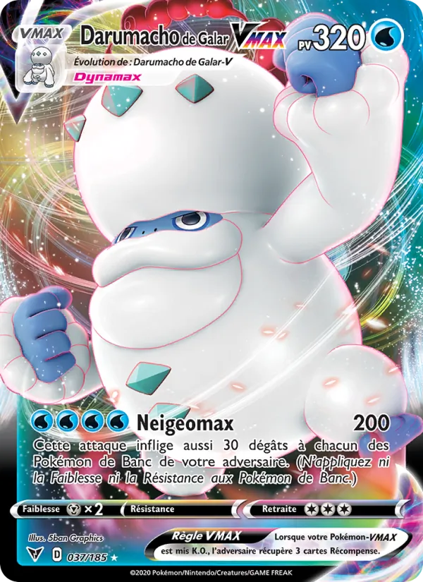 Darumacho de Galar VMAX 37/185