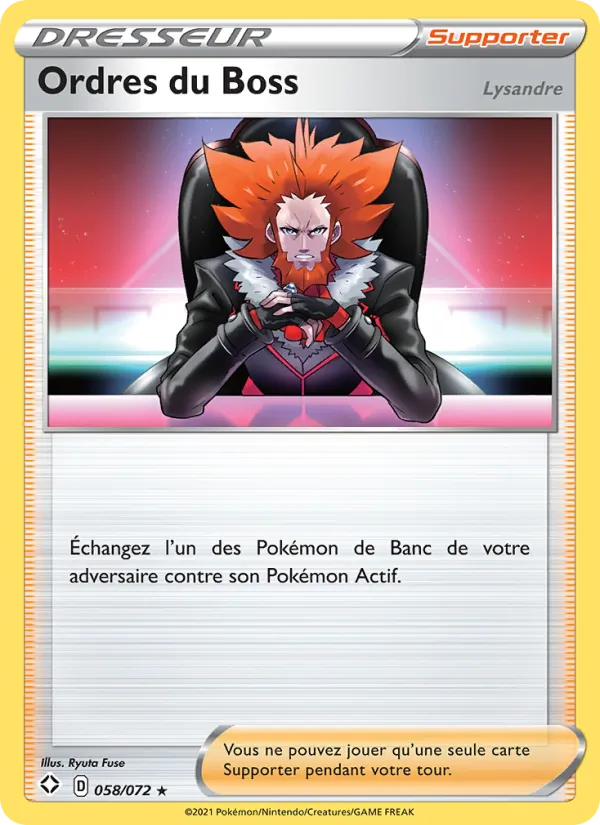 Ordres du Boss (Lysandre) 58/72
