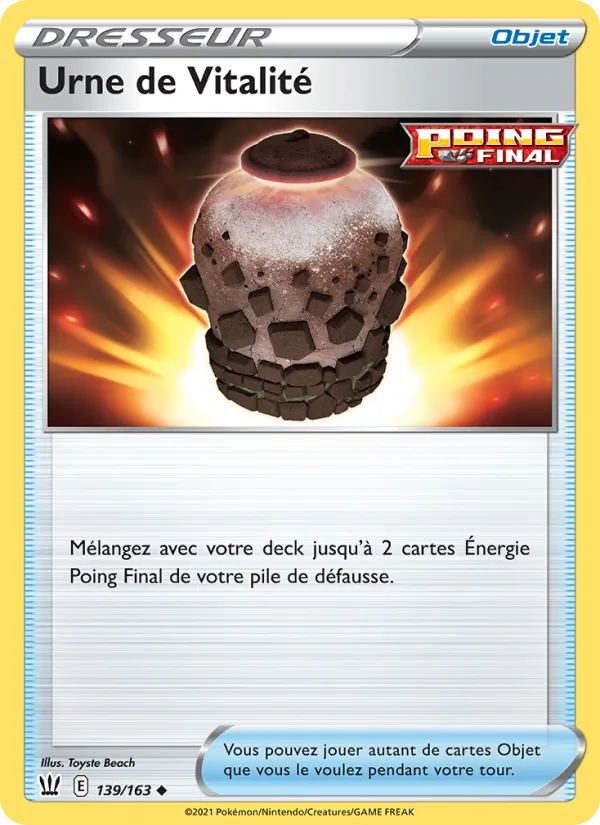 Urne de Vitalité 139/163