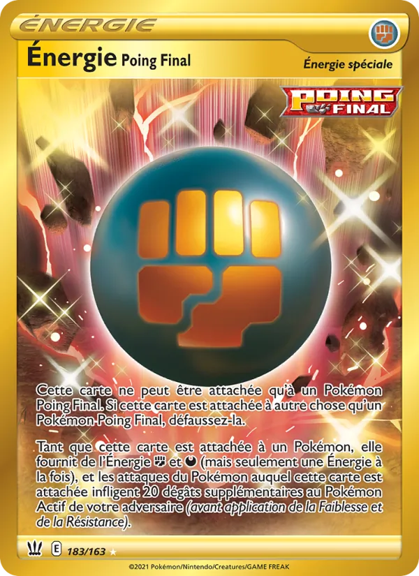 Énergie Poing Final 183/163