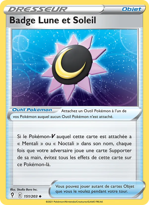 Badge Lune et Soleil 151/203