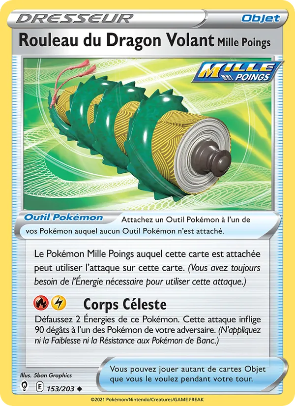 Rouleau du Dragon Volant Mille Poings 153/203
